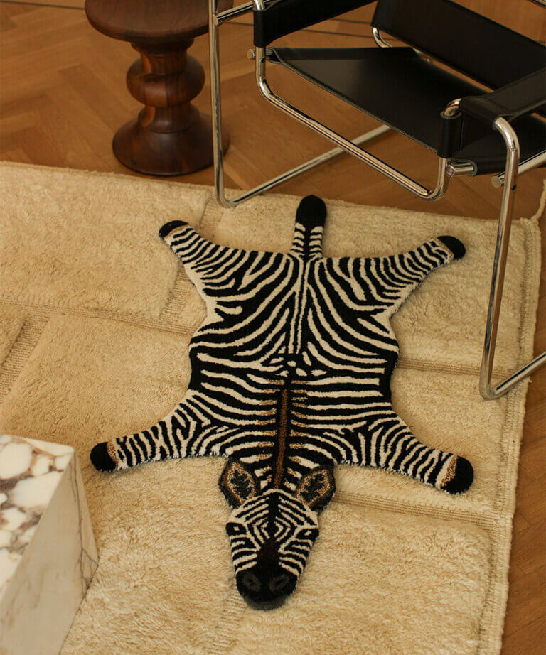Stripey Zebra Vloerkleed Klein