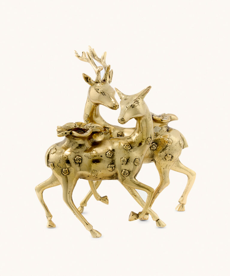 Lovely Deer Candle Holder Set