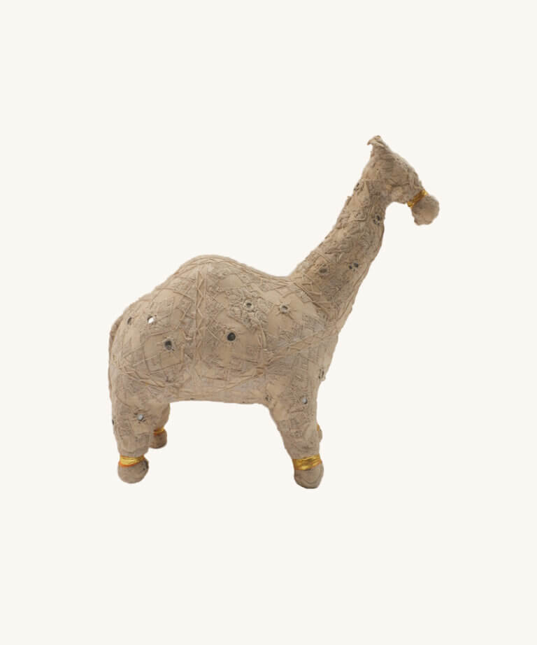 Vintage Indian Camel Medium White